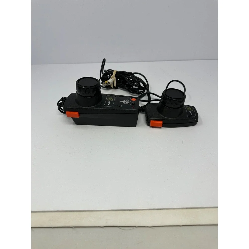 Vintage Atari Flashback Pong Paddles ~ Game Installed in Controller plug n play